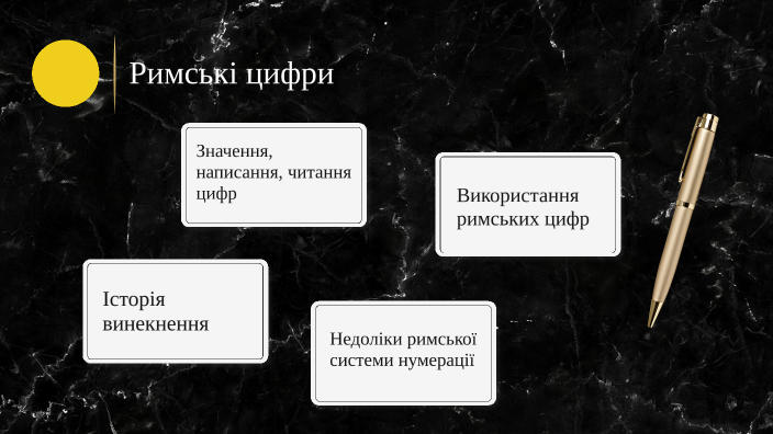 Римські цифри by Христина Чечул on Prezi