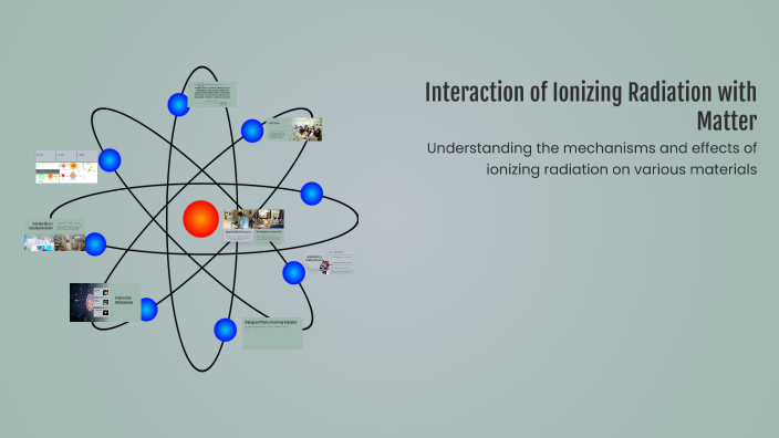 Interaction of Ionizing Radiation with Matter by Wojciech Jablonski on ...