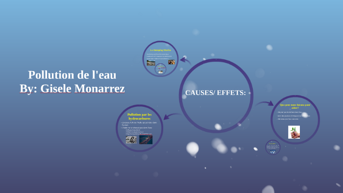 Pollution de l'eau by Gisele Monarrez on Prezi