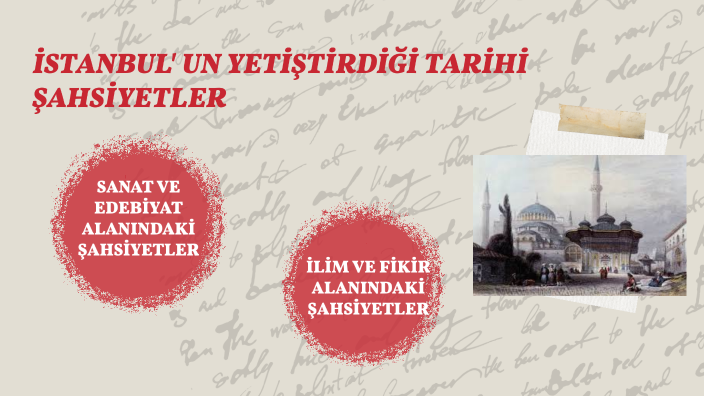 İstanbul'da Yetişen Tarihi Şahsiyetler by Meryem Yıldız on Prezi