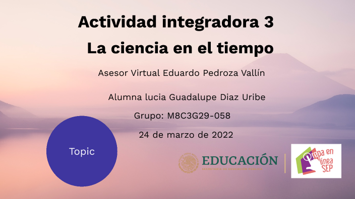 La ciencia en el tiempo by LUCIA DIAZ on Prezi