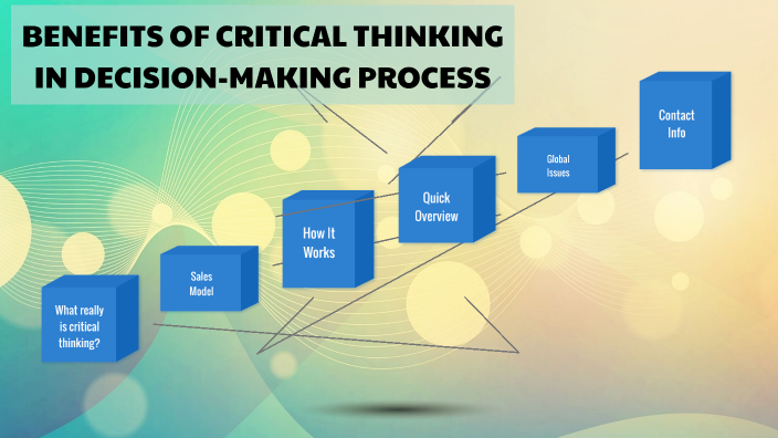 critical thinking data decision making