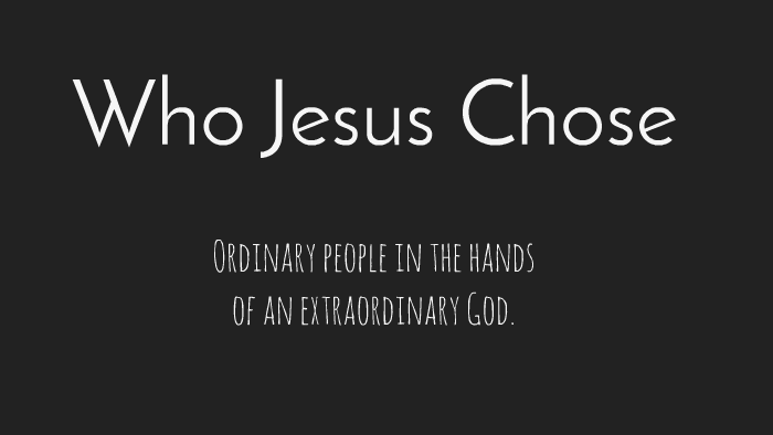 Ordinary people in the hands of an extraordinary God. by seth emery