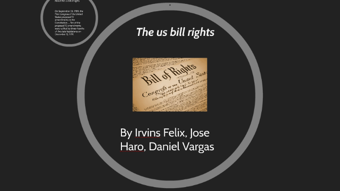 the us bill of rights was written