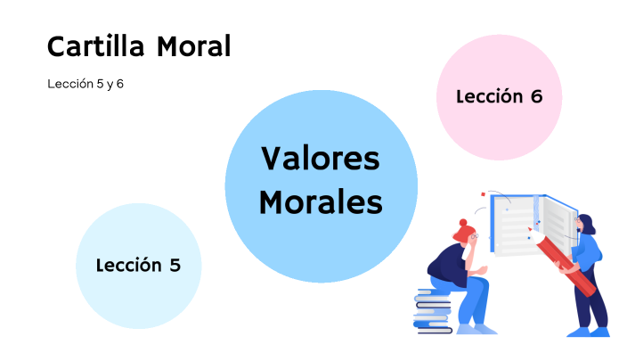 Cartilla Moral Cartilla Moral - Lección 5 y 6; Valores Morales by
