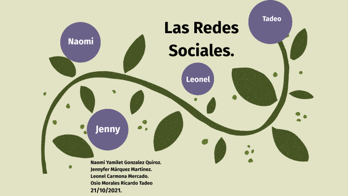 Las Redes Sociales by Leonel . on Prezi