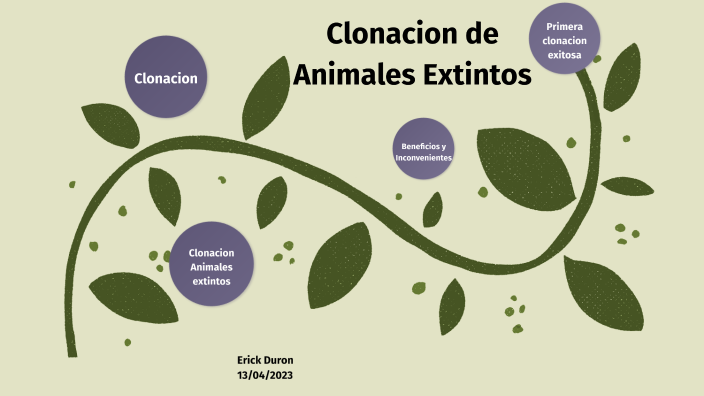 Clonacion de Animales extintos by Erick Duron on Prezi