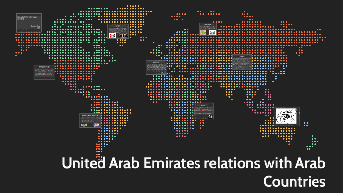 United Arab Emirates Relations With Arab Countries By Rosalyn Flory On ...