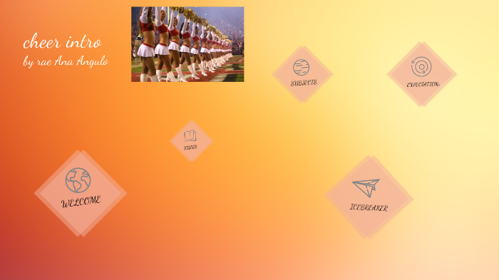 cheer introduction by Rae Ana Angulo