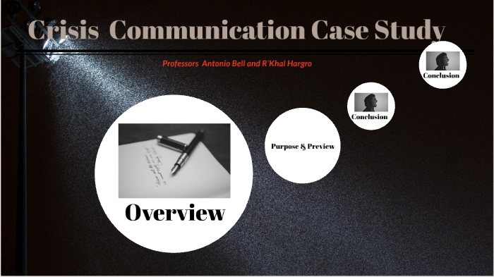 crisis communication case study questions