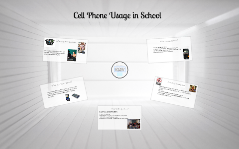 research on cell phone use in school