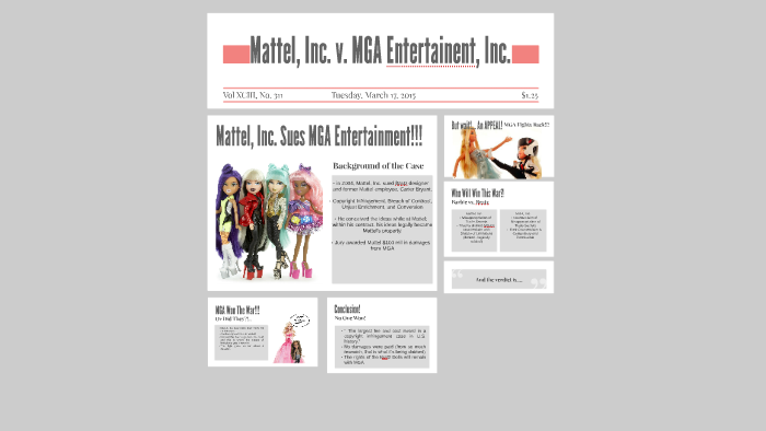 mattel v mga entertainment