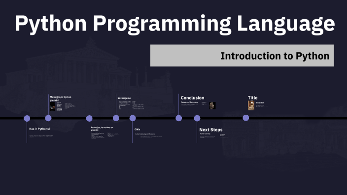 Python Programming Language by Hugo Beikmanis on Prezi