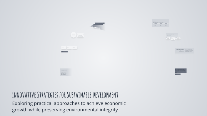 Innovative Strategies for Sustainable Development by Ahmet Demir on Prezi