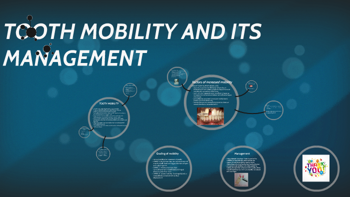 TOOTH MOBILITY AND ITS MANAGEMENT by zohra allana on Prezi