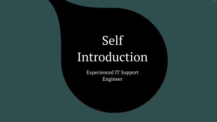 Self Introduction by Owais Mohammad on Prezi