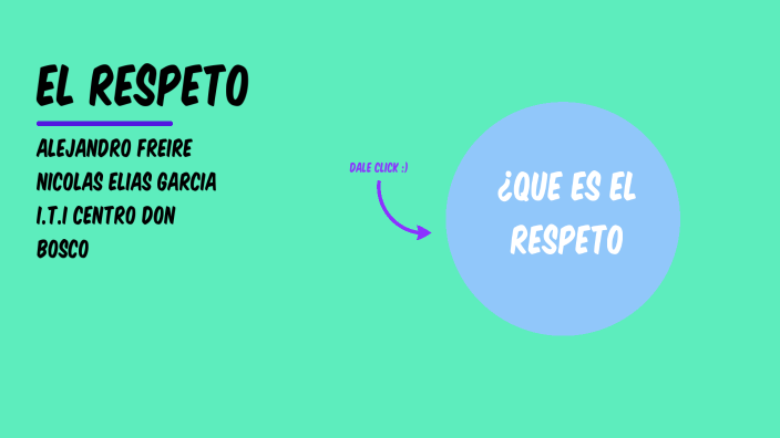 El Respeto by NICOLAS ELIAS GARCIA MORENO on Prezi