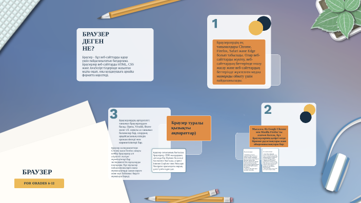 Браузер. Браузердің түрлері, олардың айырмашылықтары мен ұқсастықтары