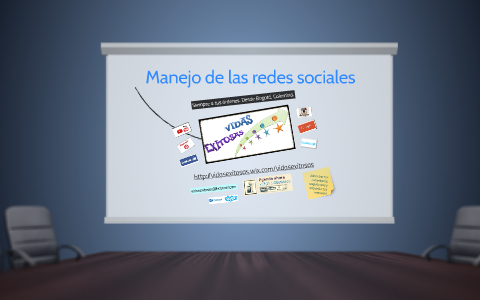 Manejo de las redes sociales by Vidas Exitosas on Prezi