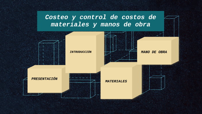 Costeo y control de costos de materiales y mano de obra by Velkis ...