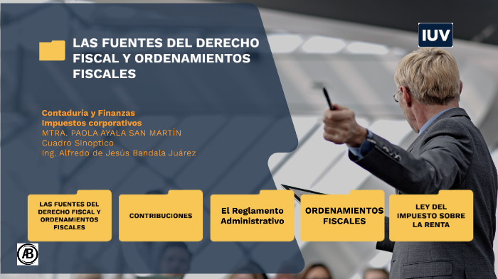 Iuv Fuentes Del Derecho Fiscal By A J Bandala Dos Santos On Prezi