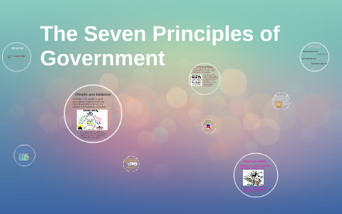 The Seven Principles Of Government By Harlive Jawa