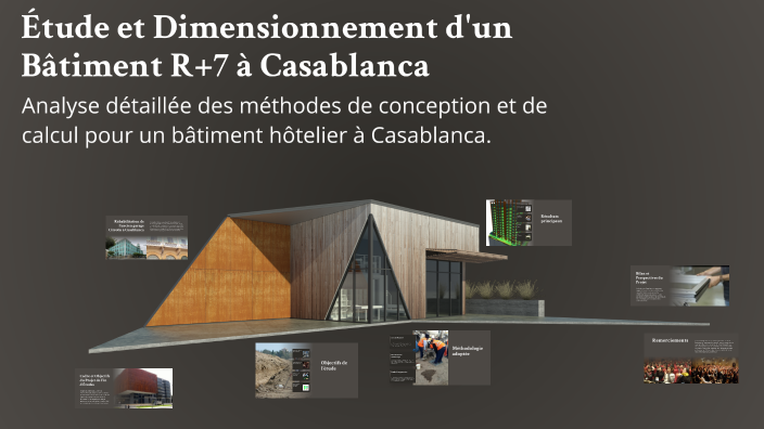 Étude et Dimensionnement d'un Bâtiment R+7 à Casablanca by FATIMA ZAHRA ...
