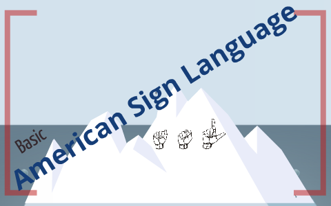 American Sign Language by Keyoni McNair