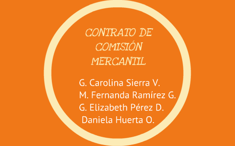 CONTRATO DE COMISIÓN MERCANTIL by Elizabeth Pérez Domínguez on Prezi
