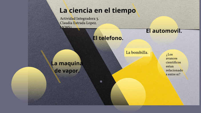 La ciencia en el tiempo by Claudia Estrada López on Prezi