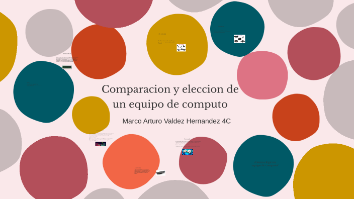 Comparacion y eleccion de un equipo de computo by Marco Arturo Valdez