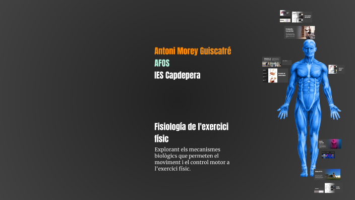 Fisiología del ejercicio físico by Antoni Morey on Prezi