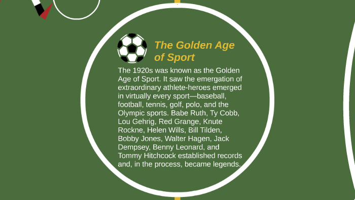 The Evolution of Sport since the 1920s by James Norman on Prezi
