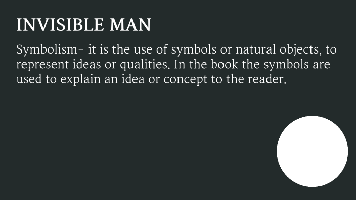 symbolism in invisible man essay