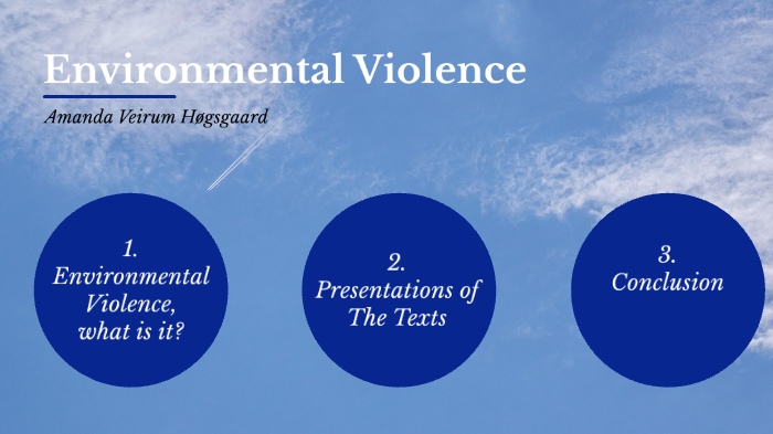 environmental violence essay