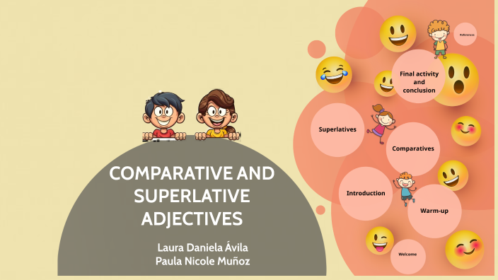 COMPARATIVES AND SUPERLATIVES ADJECTIVES by LAURA DANIELA AVILA ...