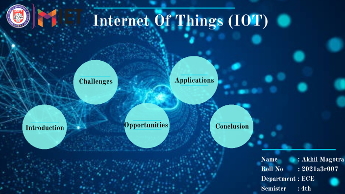 Internet Of Things Iot Challenges Opportunities And Applications By