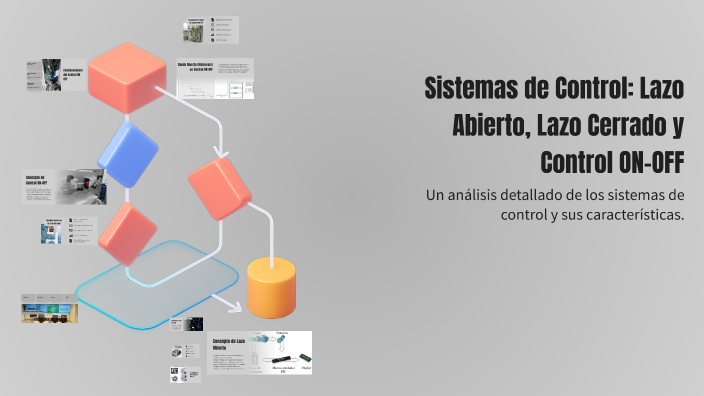 Sistemas de Control: Lazo Abierto, Lazo Cerrado y Control ON-OFF by