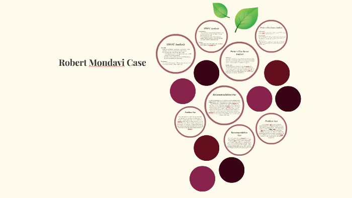 Robert Mondavi Case Shel F