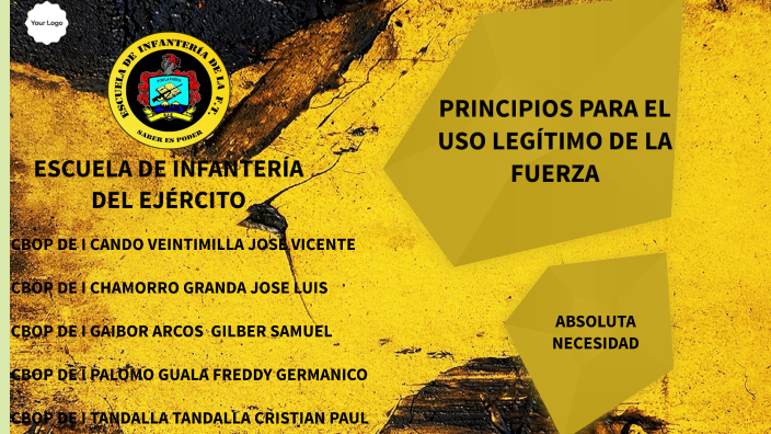 PRINCIPIOS PARA EL USO LEGÍTIMO DE LA FUERZA by JOSE LUIS CHAMORRO