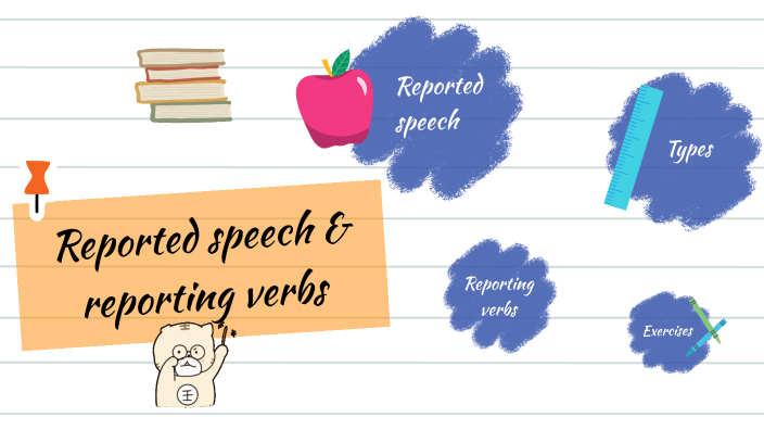 difference between reporting verb and reported speech