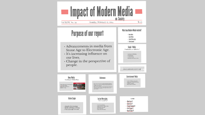 Impact of Modern Media by Gavin D'souza on Prezi