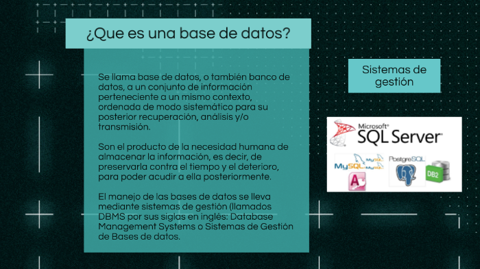 BASES DE DATOS by Carlos Gomez Soto on Prezi