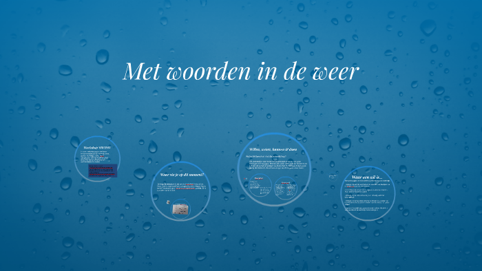 Met woorden in de weer by Johan Drenth on Prezi