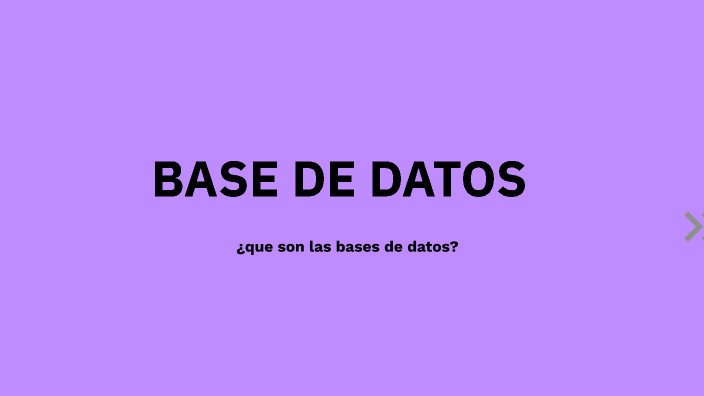 base de datos by Valentina Salgado menco on Prezi
