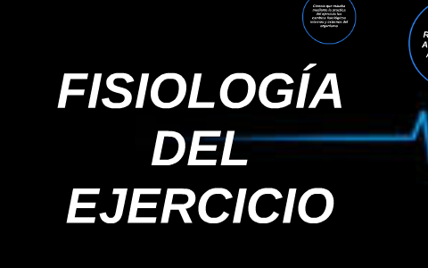 FISIOLOGÍA DEL EJERCICIO by Rebeca P.S. on Prezi