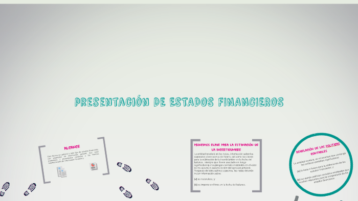 PRESENTACION DE ESTADOS FINANCIEROS by MARIANA LOPEZ on Prezi