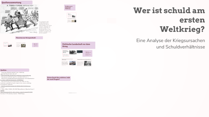 Wer Hat Schuld Am Ersten Weltkrieg prezi.com