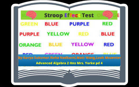 Stroop Effect Test by Neha Nadkarni on Prezi