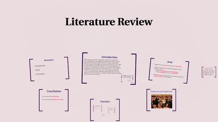 Literature Review by on Prezi